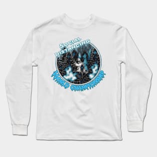 Social distancing world championship Long Sleeve T-Shirt